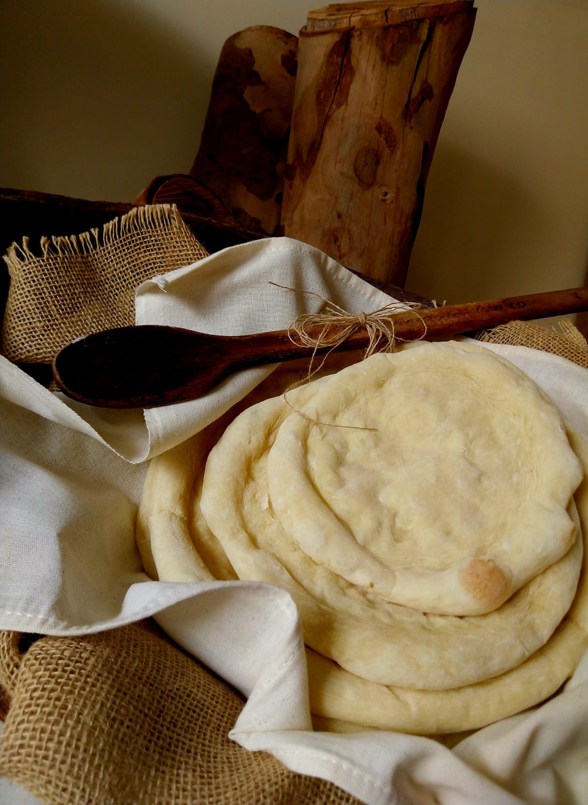 Massa de pizza artesanal fresca de fermentação natural